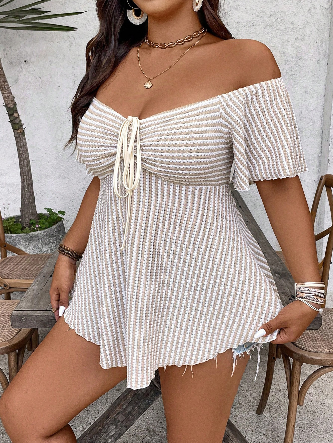 The Catalina Peplum Top