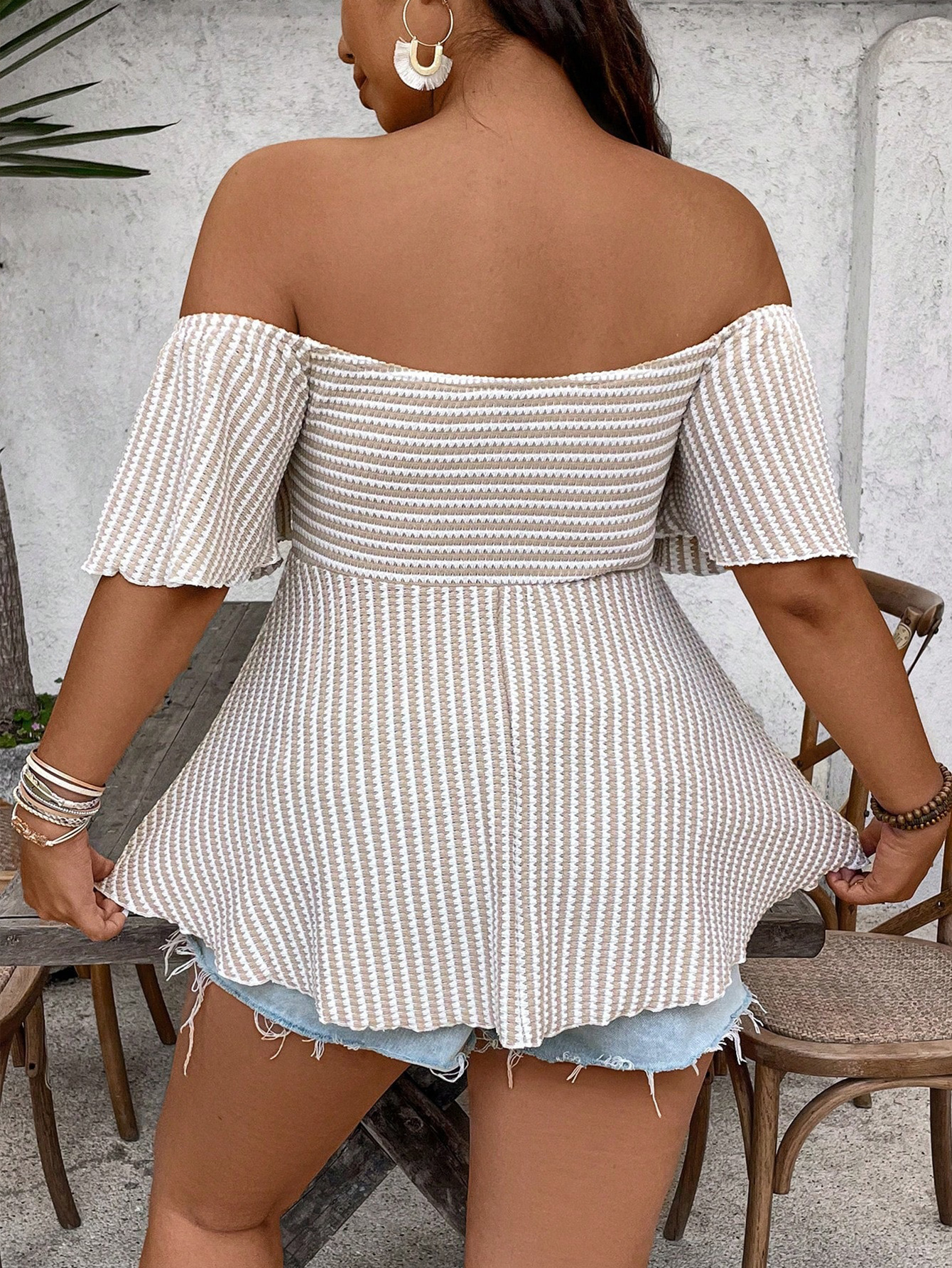 The Catalina Peplum Top
