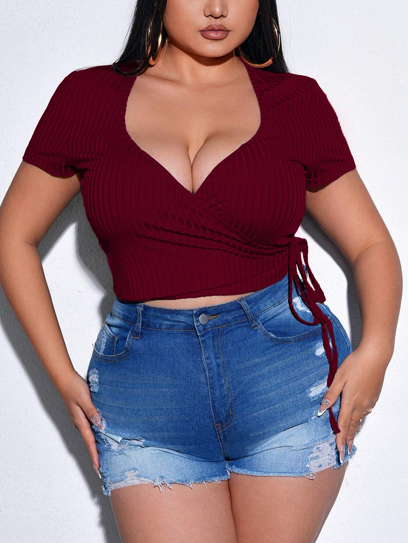 The Cinch & Flare Wrap Top