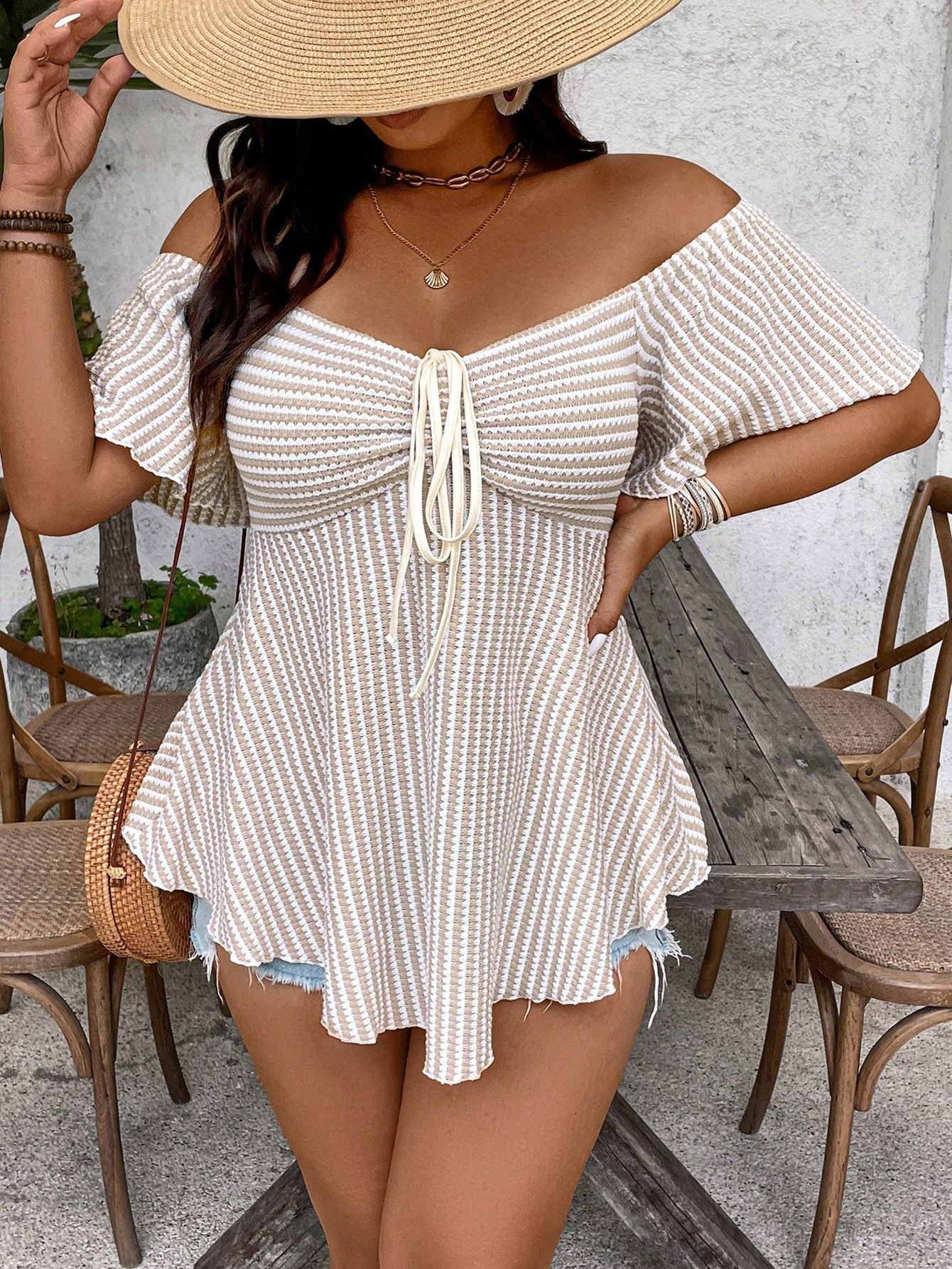 The Catalina Peplum Top