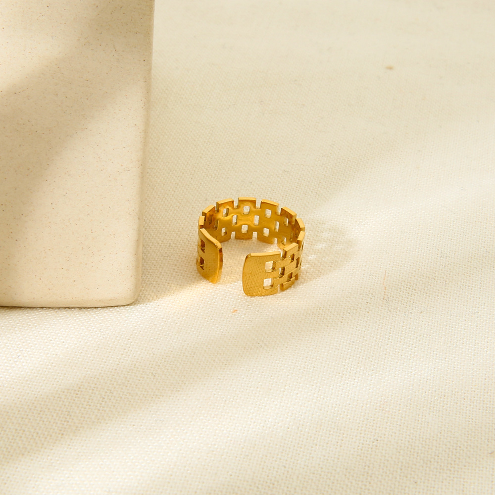 Vintage Watch-Link Open Ring