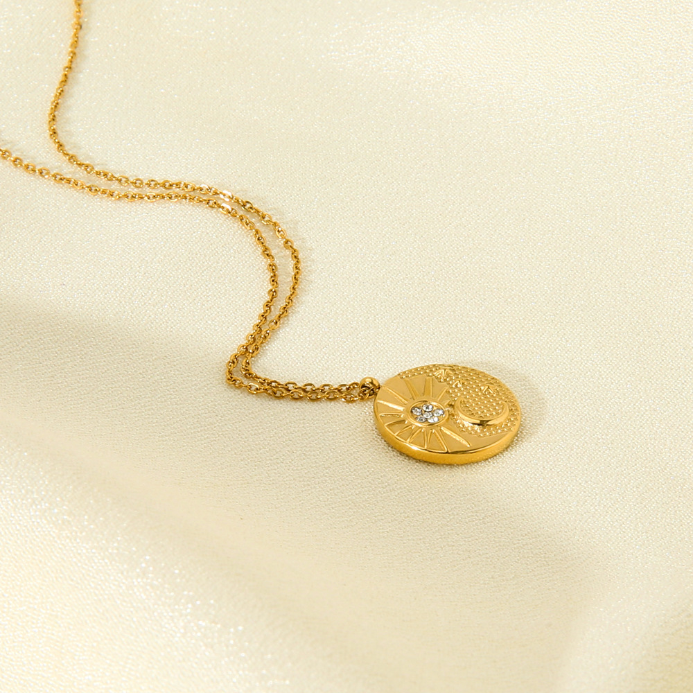 Sun & Moon Coin Necklace & Bracelet Set