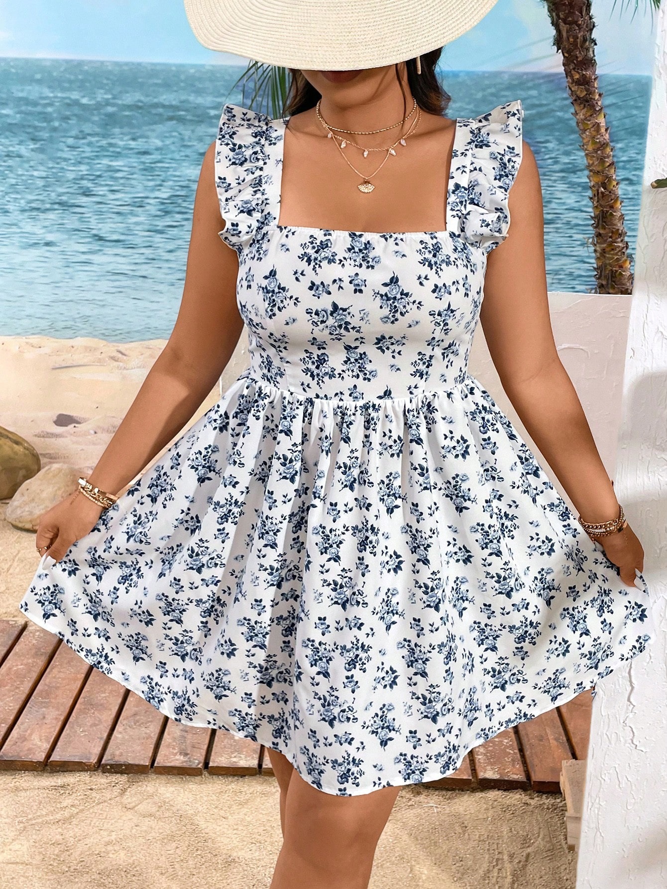 The Santorini Summer Dress