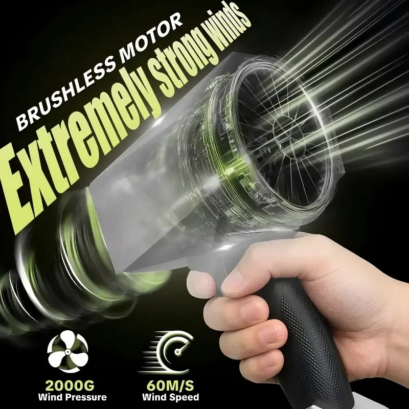 Cyber High-Power Cordless Jet Fan - 120 MPH+ Turbo Blower & Air Duster 🌬️⚡