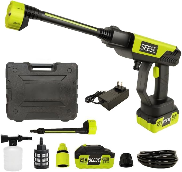 1000 PSI Cordless Pressure Washer Gun | Portable Power Cleaner 🚗💦