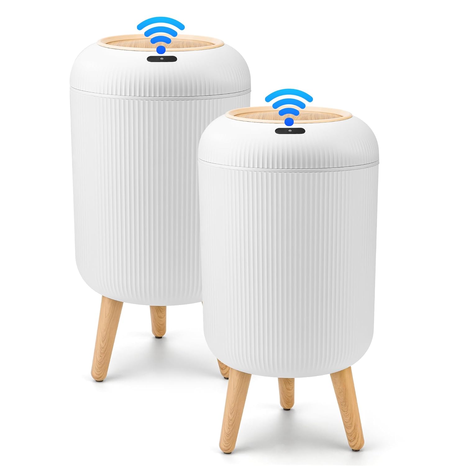 Nordic Smart Sensor Trash Can | Waterproof & Slim Design 🗑️✨