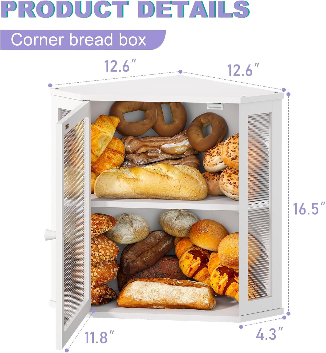 Artisan Corner Bread Bin | Space-Saving Farmhouse Storage 🍞✨