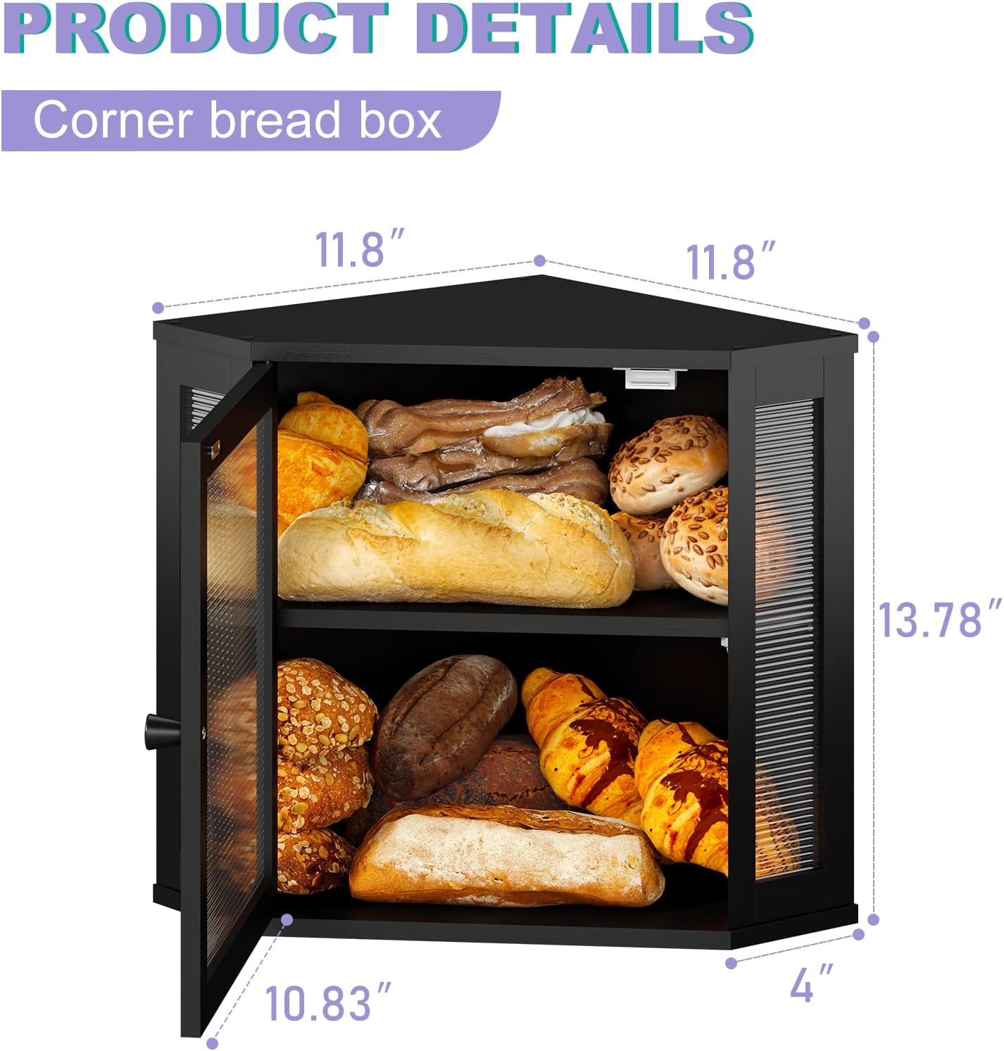 Artisan Corner Bread Bin | Space-Saving Farmhouse Storage 🍞✨