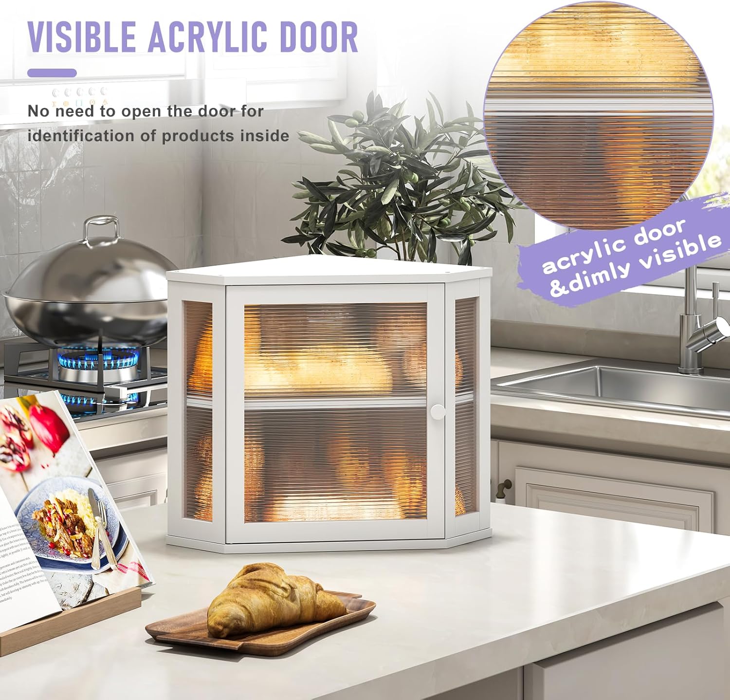 Artisan Corner Bread Bin | Space-Saving Farmhouse Storage 🍞✨