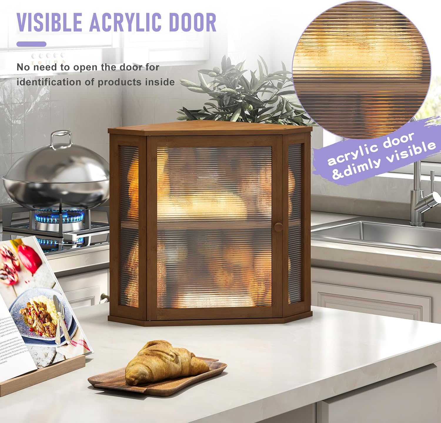 Artisan Corner Bread Bin | Space-Saving Farmhouse Storage 🍞✨