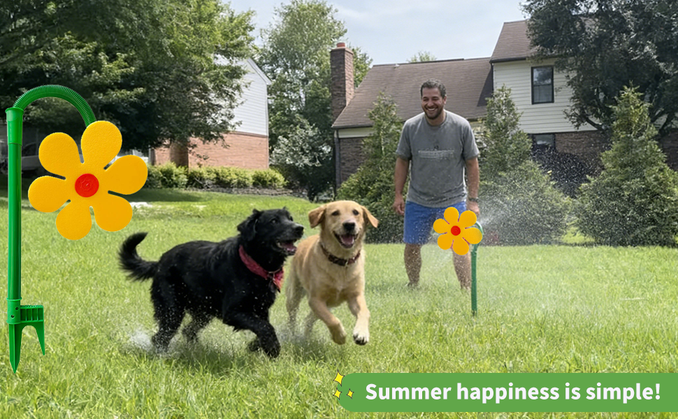 Dancing Sunflower Sprinkler