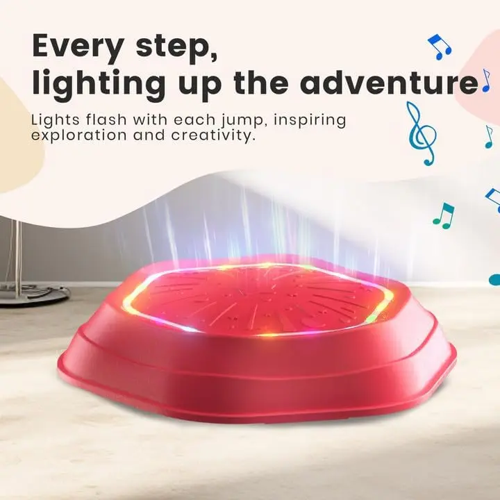 Light-Up Music Stepping Stones for Kids - 5-Piece Non-Slip Balance & Coordination Set 🌈🎶