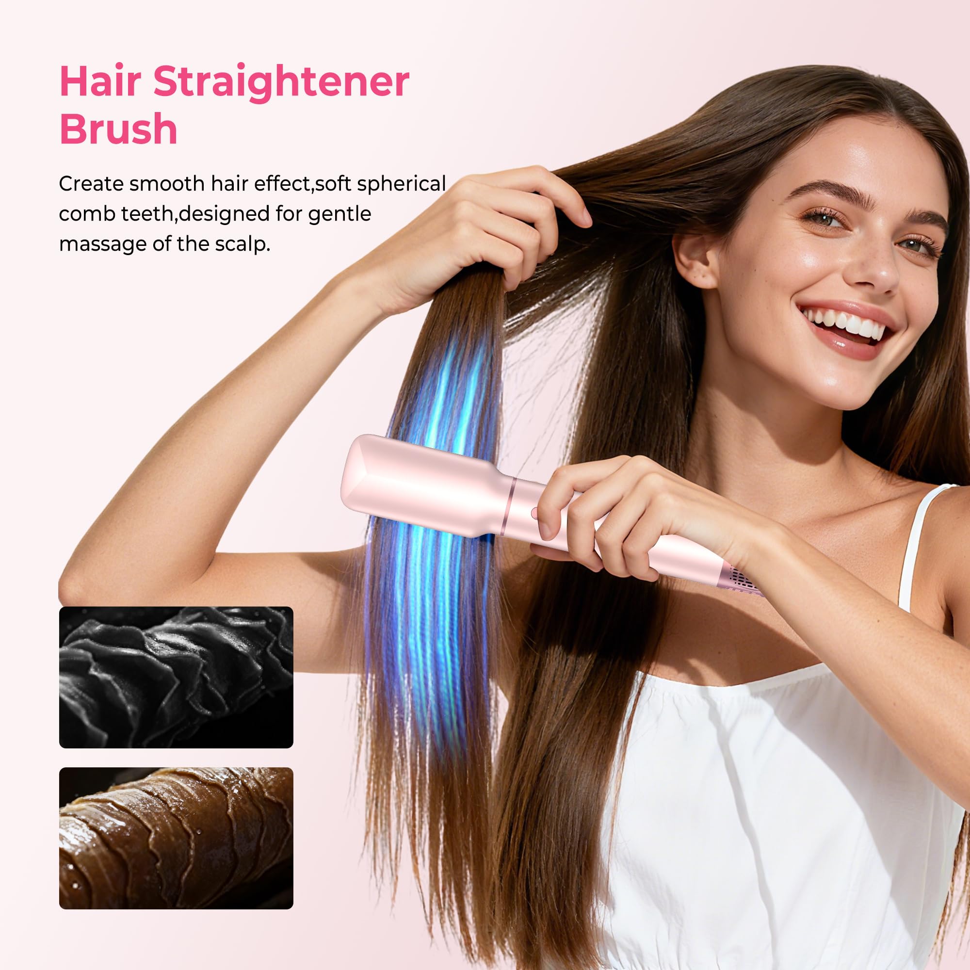 Atopskins 5 in 1 Hair Dryer Brush Set, Hot Air Styler Blowout Brush