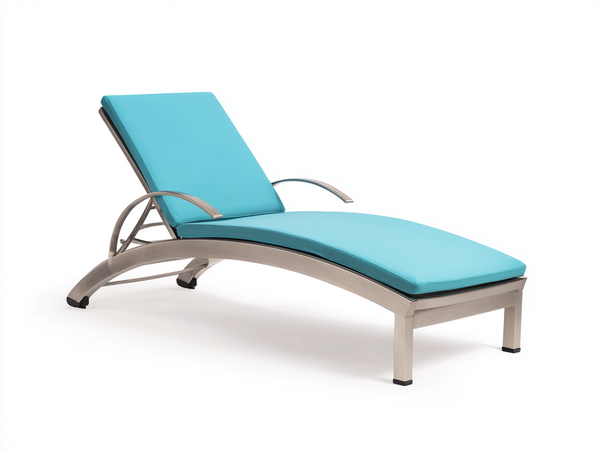 Sonnenliege-Gartenliege-Metall-198x68x40 cm-Türkis-verstellbar-ergonomisch-Designliege-Outdoor-Pool-Janoioabode