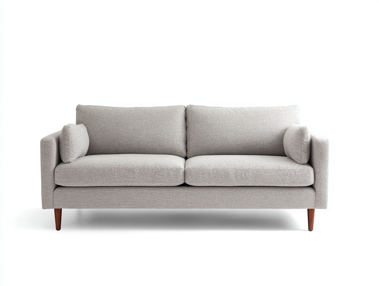 2-Sitzer Sofa - Stoffbezug Wohnzimmer - 176x90x84 cm - Beige - Klassisches Design-Janoioabode