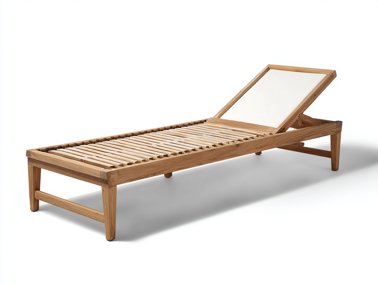 Sonnenliege-Gartenliege-Holz-200x70x35 cm-Natur-verstellbare Rückenlehne-klassische Relaxliege-Outdoor-Garten-Janoioabode