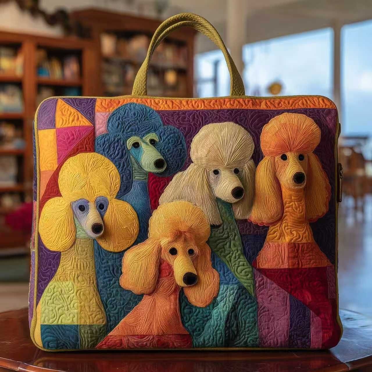 Fresh Sheep Quilted Tote Bag