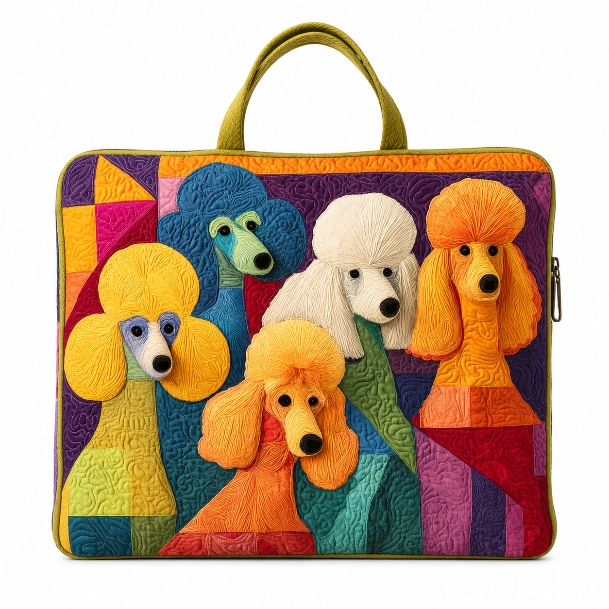 Fresh Sheep Quilted Tote Bag