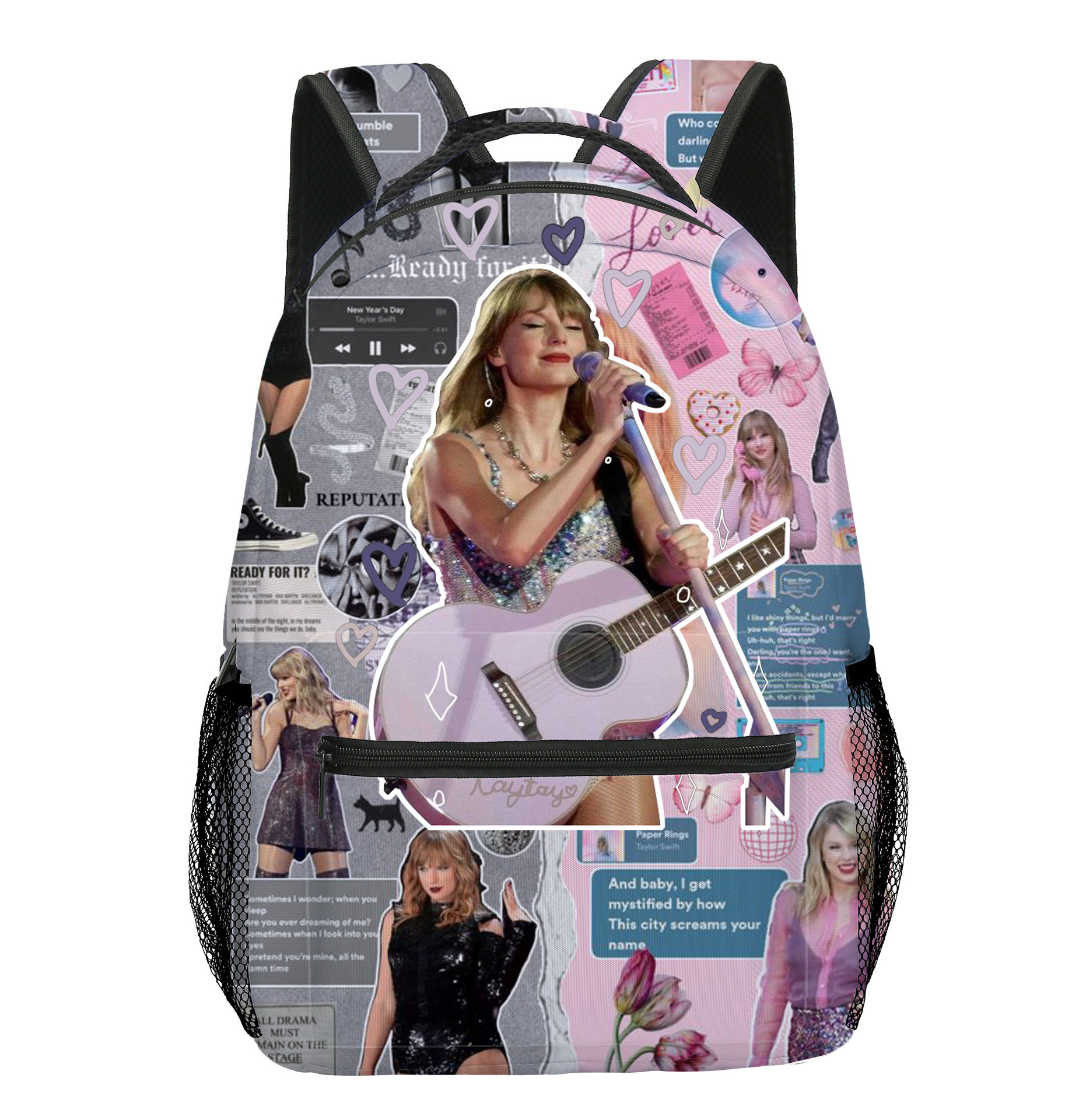 Primary And Secondary School Students Taylor Swift Full Printed Backpack