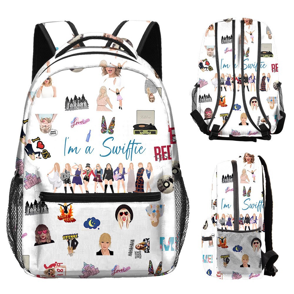 Primary And Secondary School Students Taylor Swift Full Printed Backpack