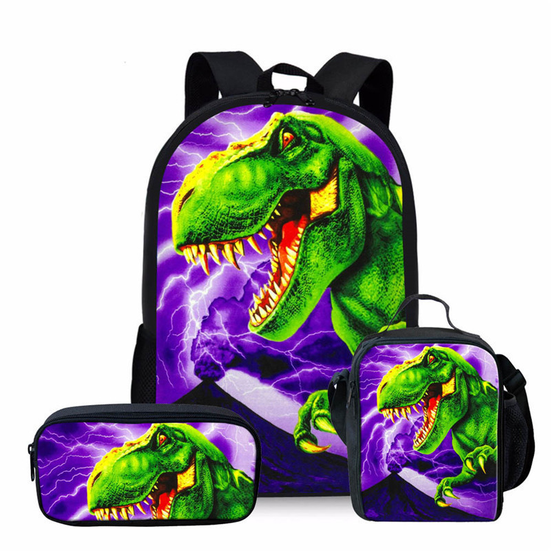 Jurassic World Backpack School Sports Bag for Kids Boy Girl