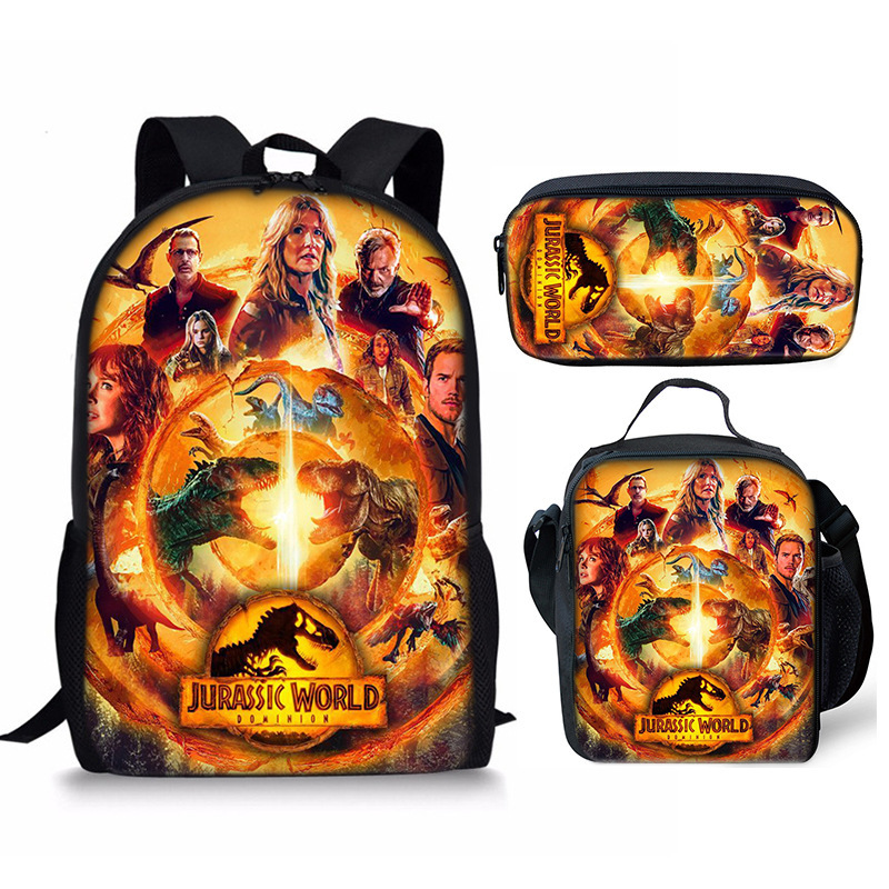 Jurassic World Backpack Kids Jurassic World Anime School Bag Ideal Present