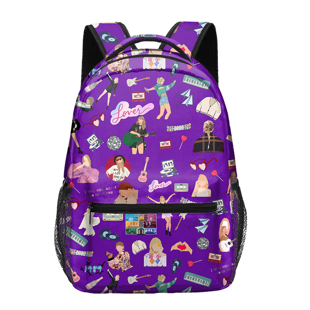 Taylor Swift Schoolbag Backpack Teenager Large Capacity School Shoulder Bag