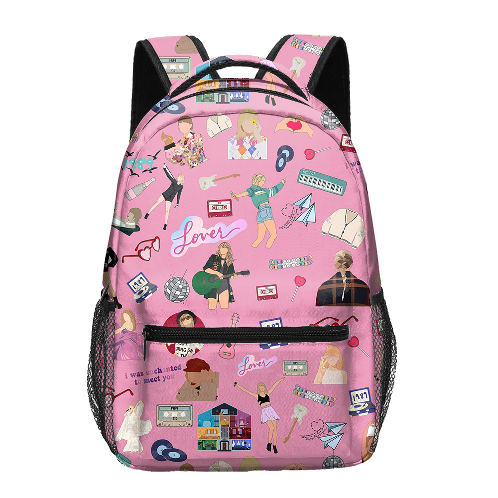 Taylor Swift Schoolbag Backpack Teenager Large Capacity School Shoulder Bag