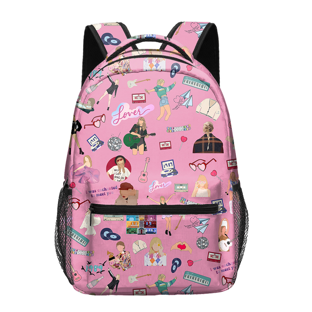 Taylor Swift Schoolbag Backpack Teenager Large Capacity School Shoulder Bag
