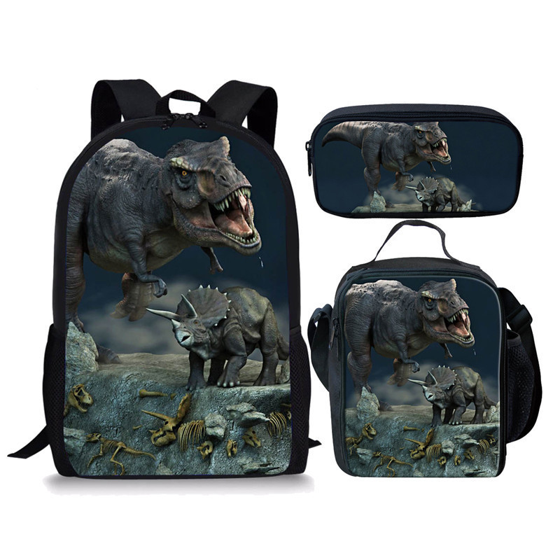 Jurassic World Backpack School Sports Bag for Kids Boy Girl
