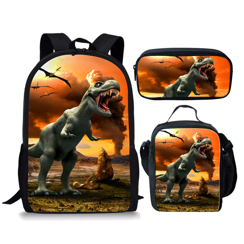 Jurassic World Backpack School Sports Bag for Kids Boy Girl