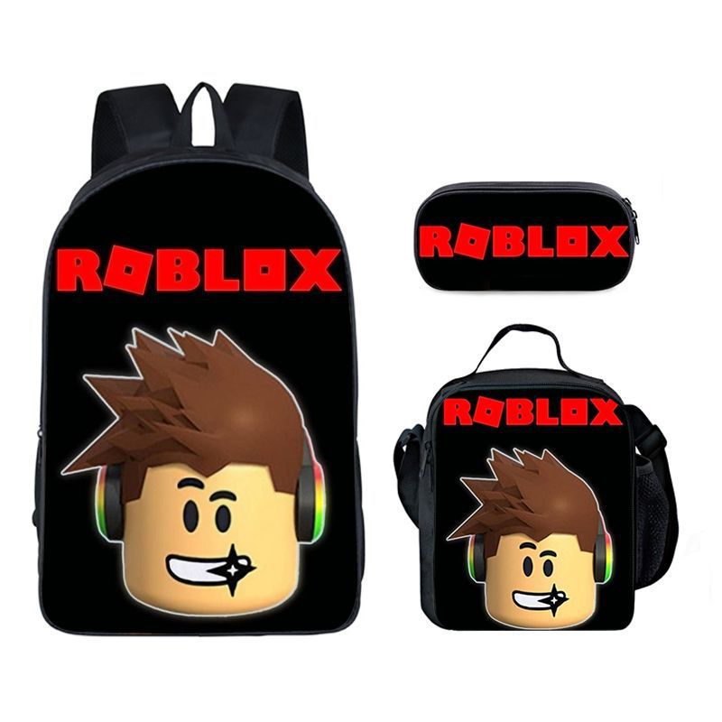 Roblox Backpack For School Bag Bookbag Lunch bag 3pcs Boys Girls Birthday Gift