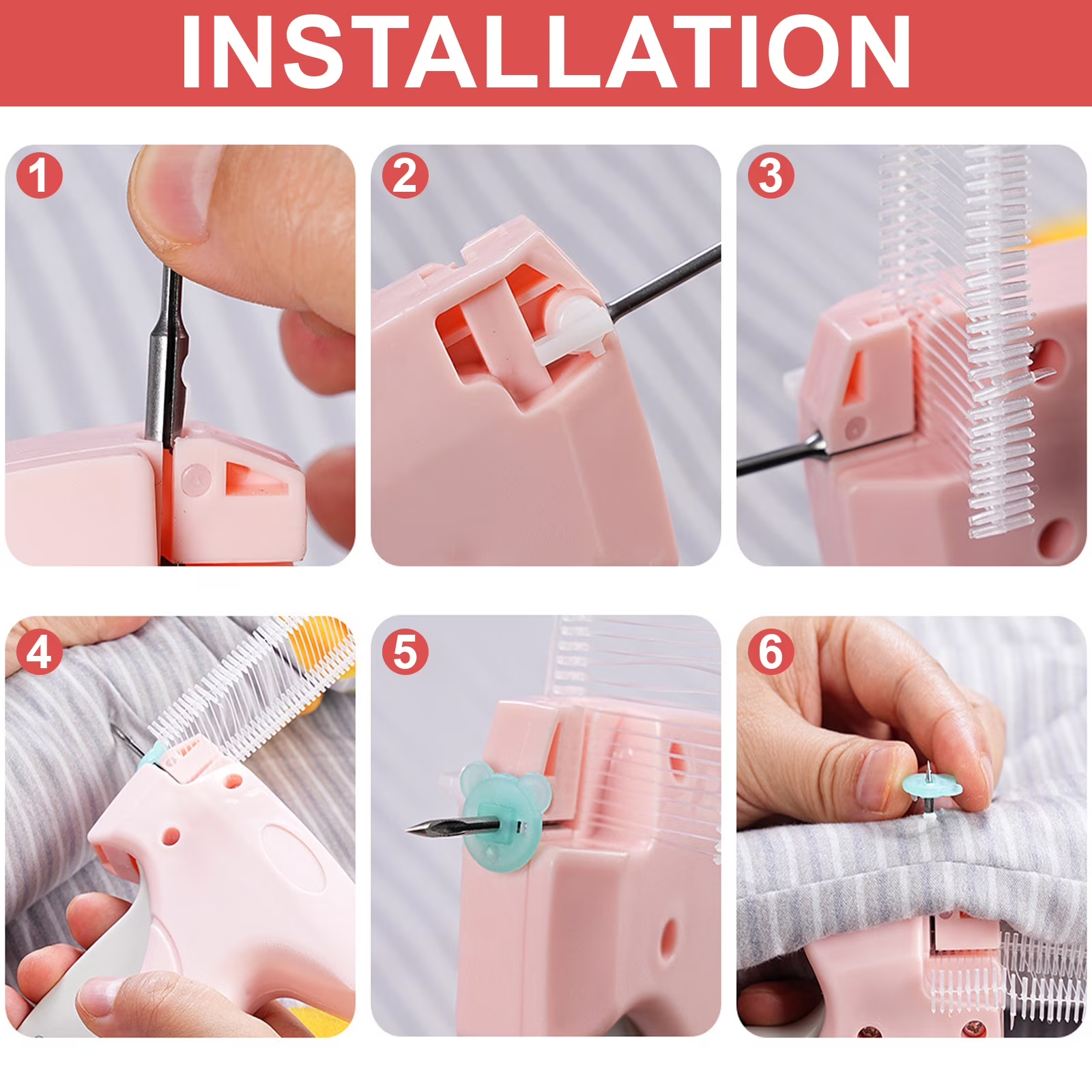 Mini Fine Stitch Tool – Quick Clothing Fixer & Hemming Tool
