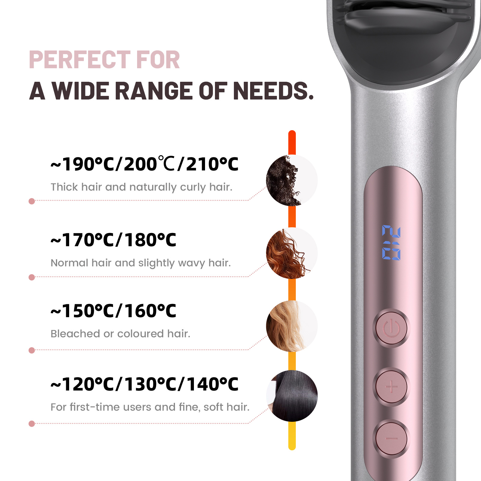 2-in-1 Hair Straightening & Styling Comb