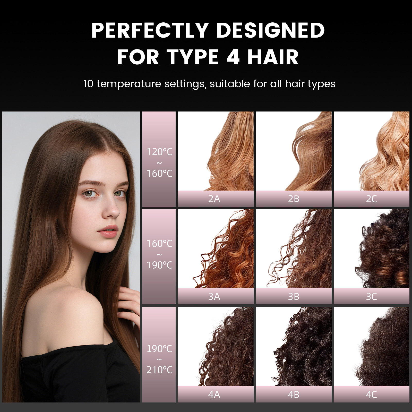 2-in-1 Hair Straightening & Styling Comb
