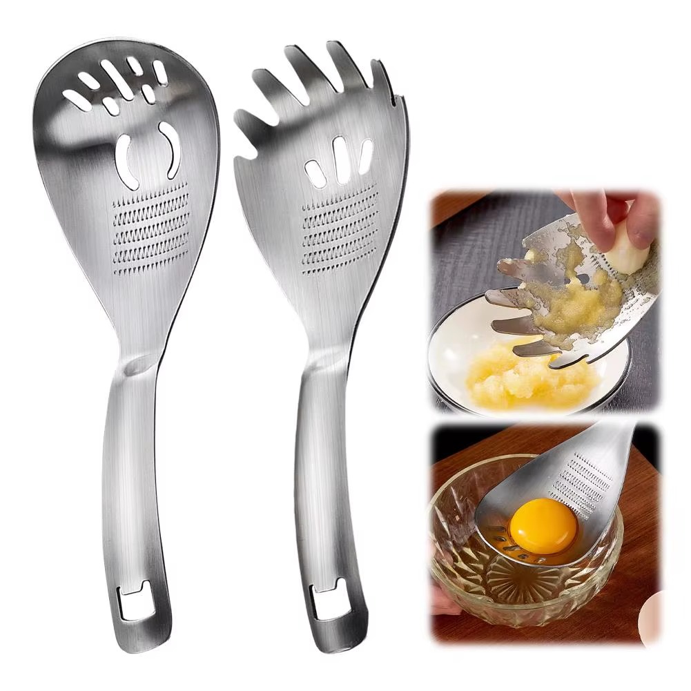 Multi-Functional Stainless Steel Kitchen Grater Spoon