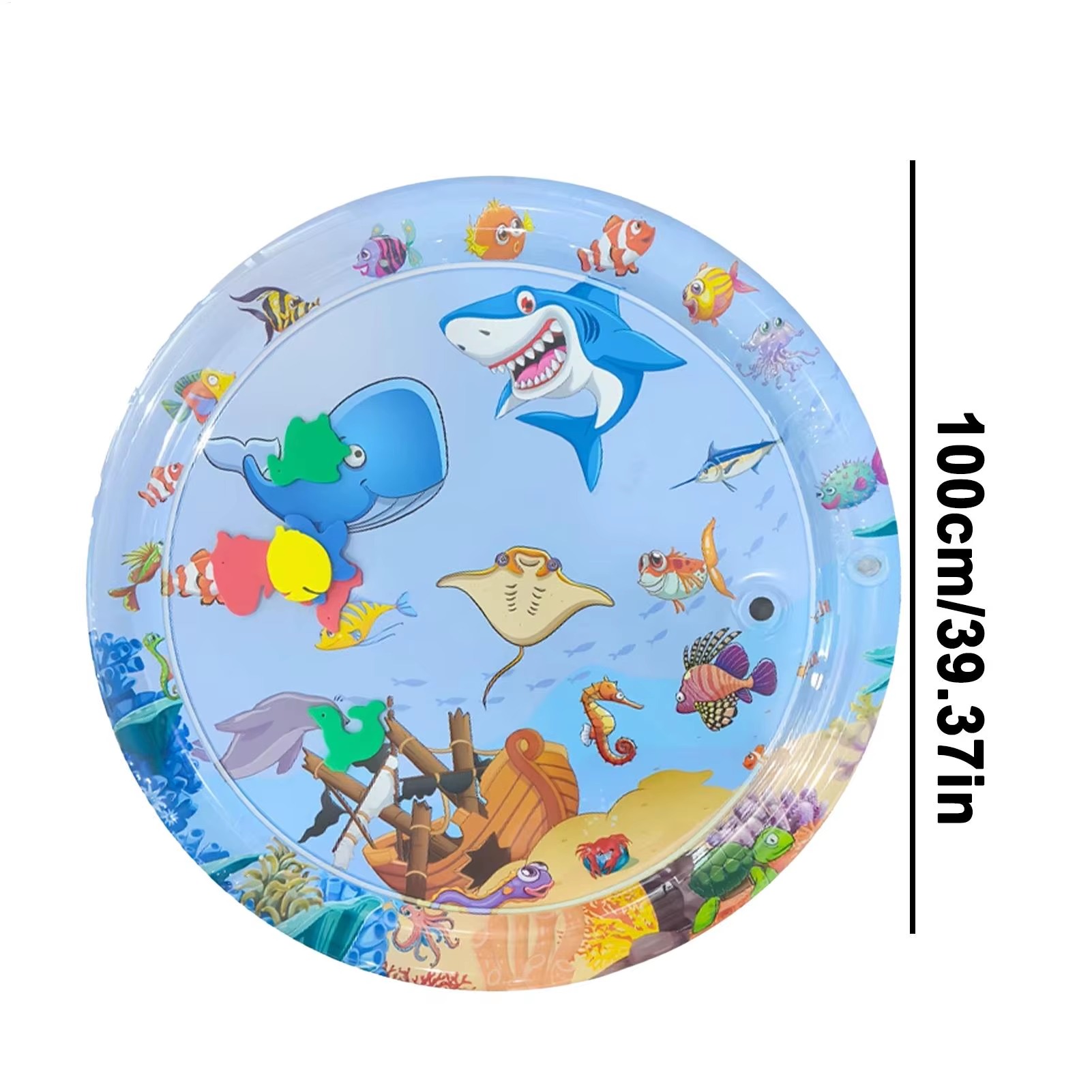 Cooling Water Sensory Mat for Cats – Inflatable Interactive Pet Play Mat with Pump