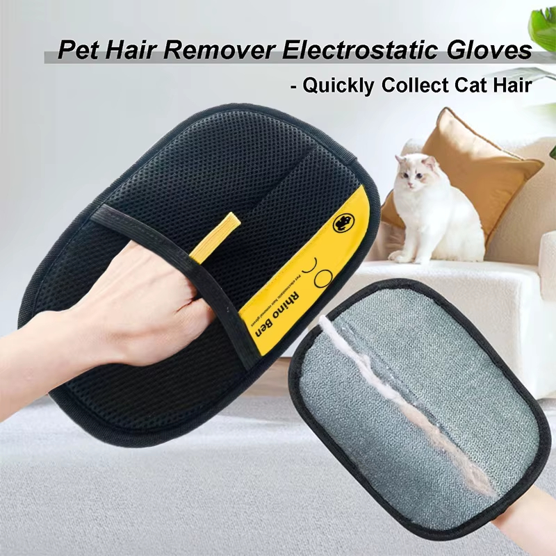 Pet Hair Remover Electrostatic Gloves