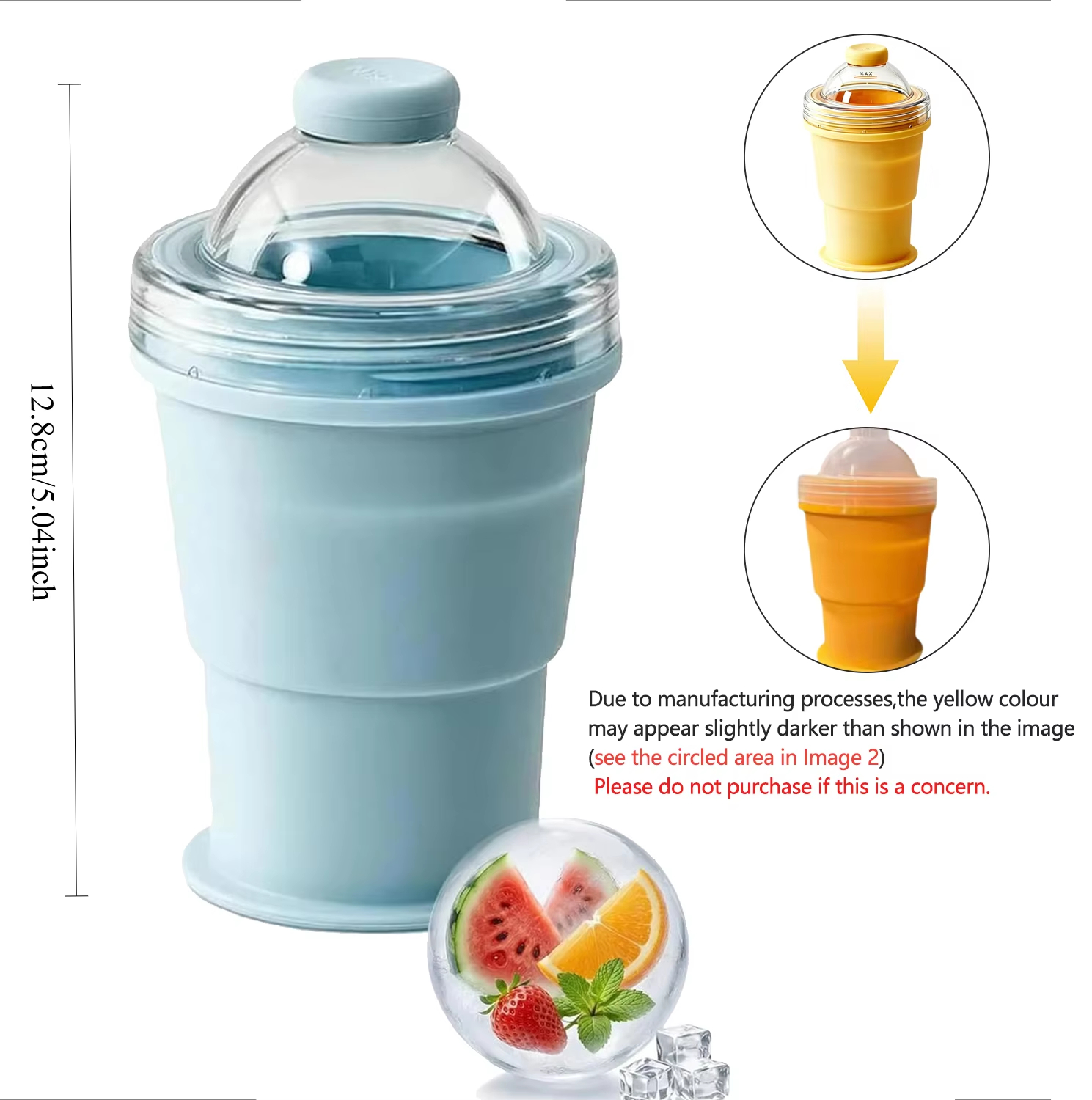 🧊 2-in-1 Ice Ball Maker & Cup