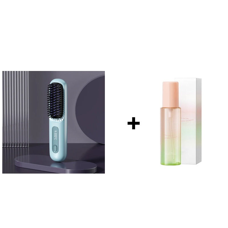 🏆2026 New Year Sale 50% OFF💁‍♀️🔥Hot Sale🎁Wireless Ceramic Heating Hair Straightening Comb
