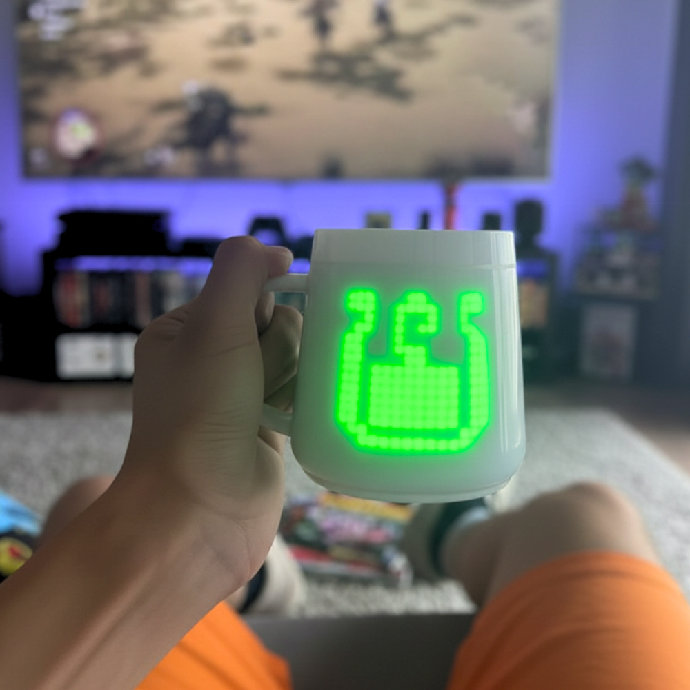 PixelMug P1: The Customizable Pixel Art LED Smart Mug