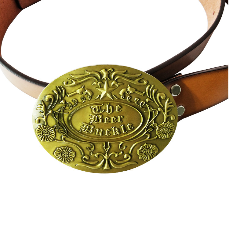 🤠 Texas Style Hands-Free Beverage Belt Buckle