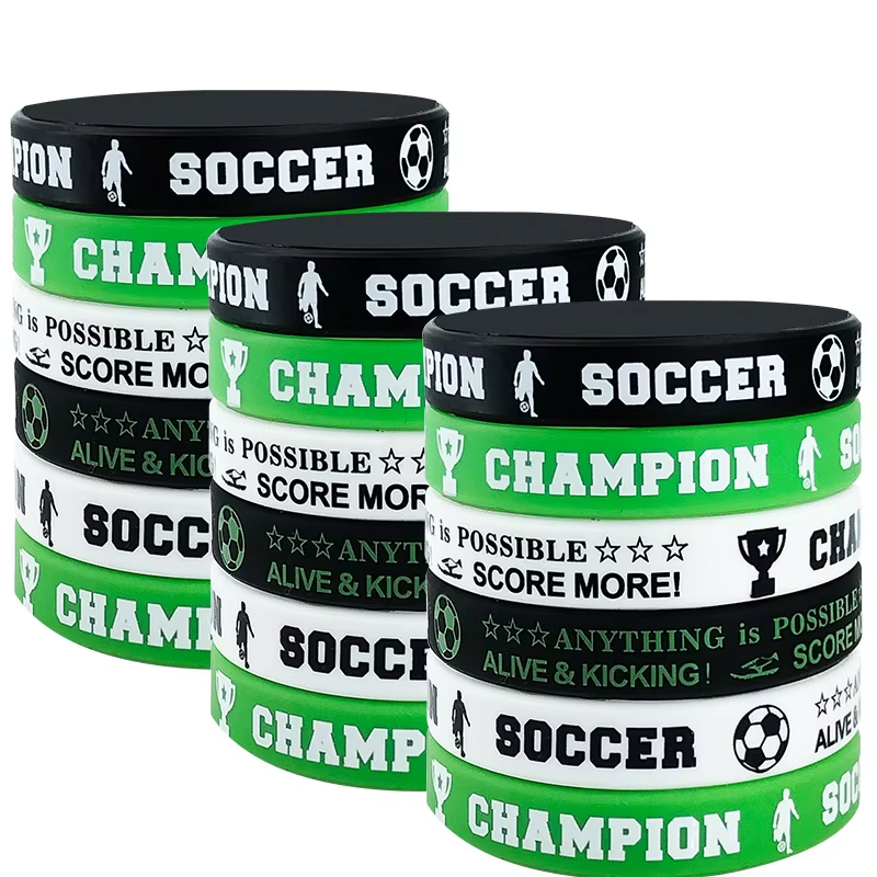 ⚽ Football Silicone Wristband