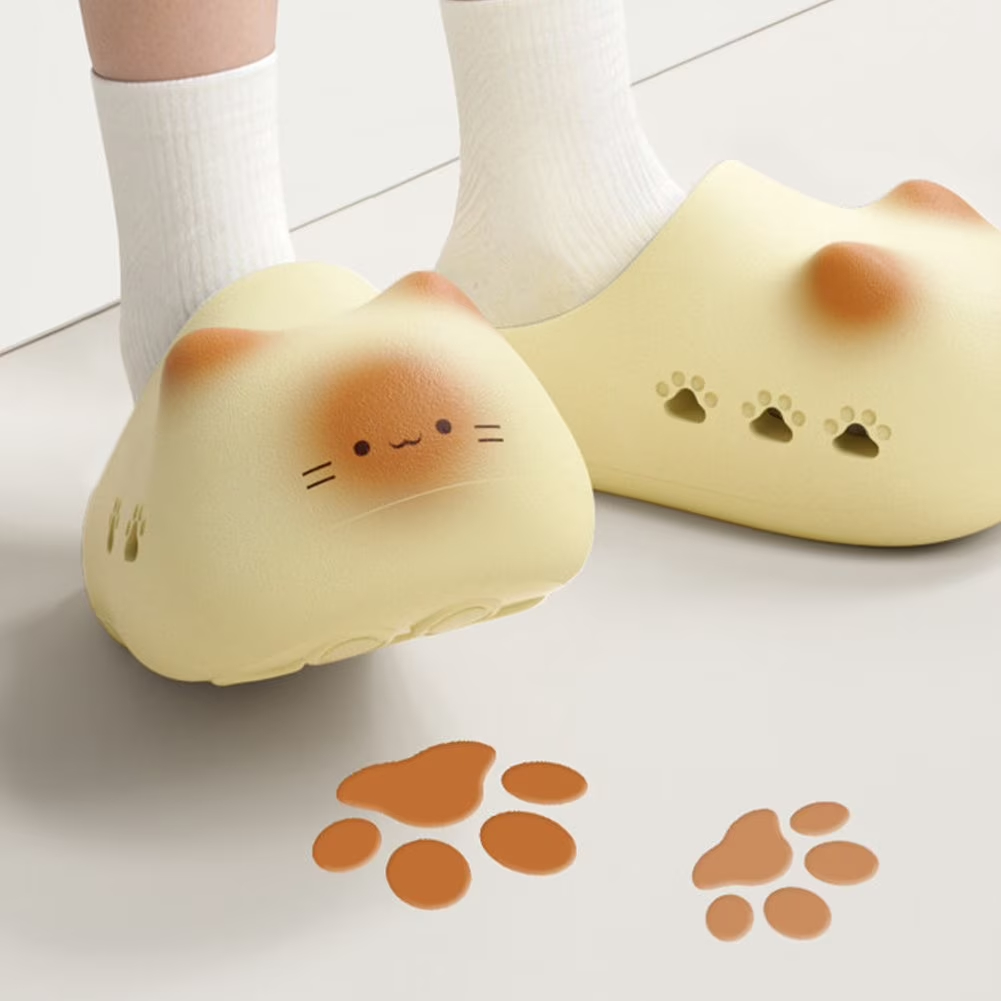 Kawaii Cat Paw Slippers 