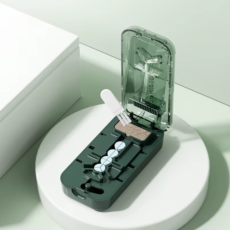 Portable Multi-Size Pill Cutter with Storage Compartment – Halves, Thirds & Quarters