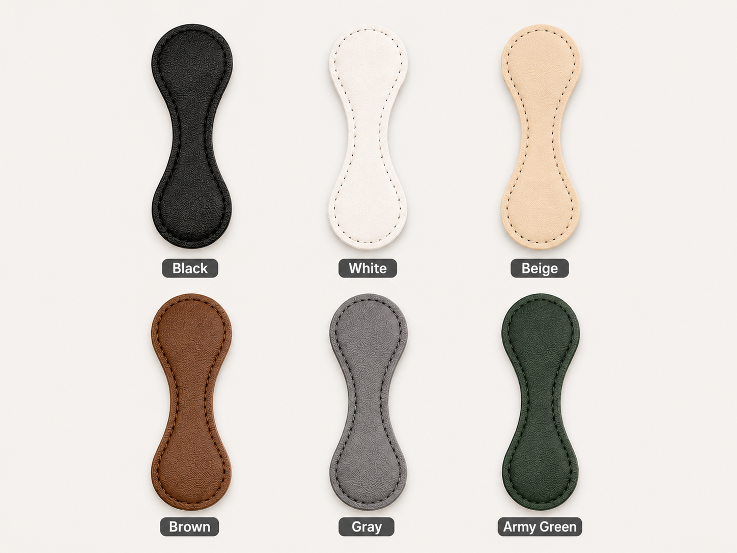 Premium Magnetic PU Leather Clothing Clips