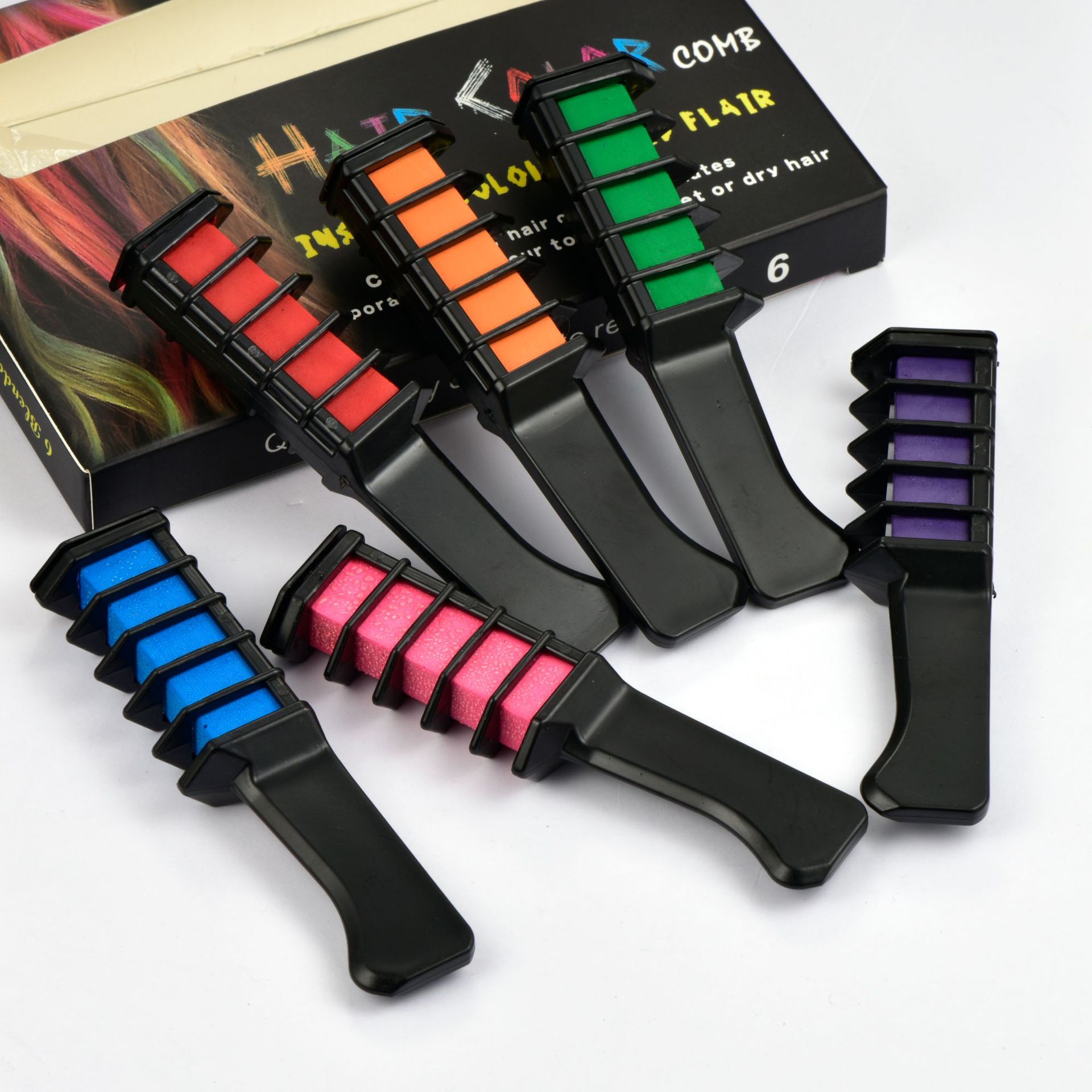 Hair Chalk Set, Temporary Washable Hair Dye for Kids, Pets, Horses & Styling