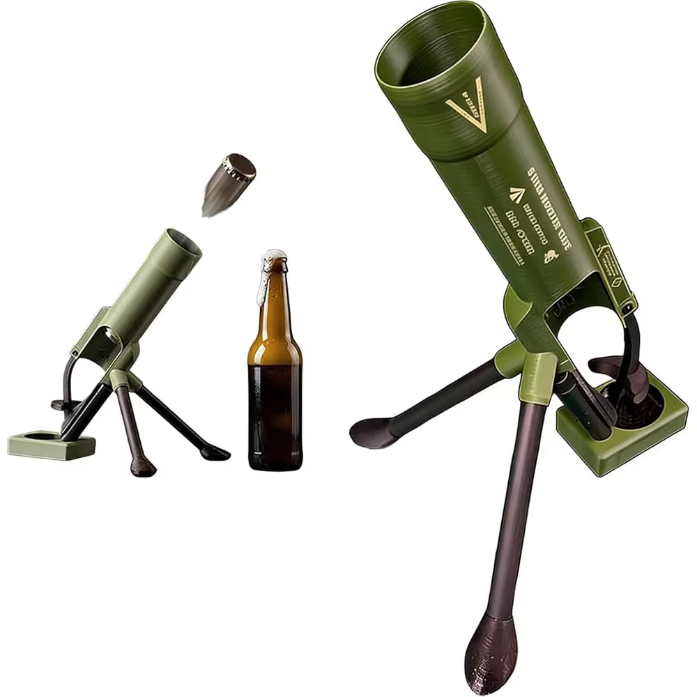 🍺 Mortar Beer Bottle Opener & Cap Launcher