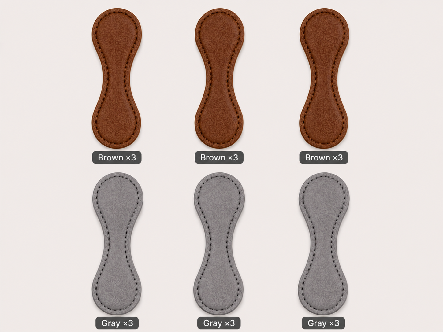 Premium Magnetic PU Leather Clothing Clips