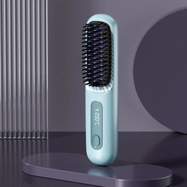 🏆2026 New Year Sale 50% OFF💁‍♀️🔥Hot Sale🎁Wireless Ceramic Heating Hair Straightening Comb